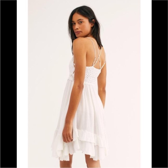 FREE PEOPLE one adelle mini slip dress sz large - Picture 14 of 16
